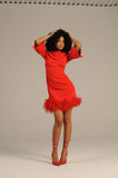 Dahlia Red Dress